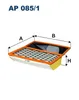 Luftfilter AP 085/1 für IVECO DAILY IV V VI, IRISBUS DAILY Produktbild-Vorschau 2