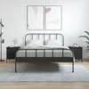 vidaXL Noční stolky 2 ks černé 40x42x50 cm výrobek ze dřeva Náhled obrázku produktu 2