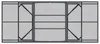 vidaXL Ausziehbarer Mesh Esstisch Anthrazit 212 x 90 x 76 Produktbild-Vorschau 7