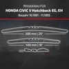 HEYNER® Scheibenwischer für HONDA CIVIC V Hatchback Produktbild-Vorschau 2