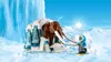 A LEGO City Arctic Research Station playset with a mammoth and a minifigure in a snowy, mountainous environment. Náhled obrázku produktu
