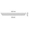 Rosone a soffitto Profhome 156044 - Ø 62 cm, bianco, Anteprima dell’immagine prodotto 4