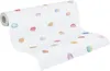 A roll of wallpaper with a polka dot pattern. Produktbild-Vorschau