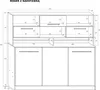 Lit mural horizontal Lit escamotable ROGER 90x200 cm Lit Voir les images du produit 6