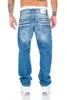Cipo & Baxx Herren Regular Fit Jeans BJ1127 Blau, W36/L34 Produktbild-Vorschau 3
