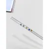 Glasstrohhalme mit bunten Blumen 6er-Set Trinkhalm mit Produktbild-Vorschau 2