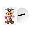 My blood type is coffee Spardose lustiger Spruch Kaffee Produktbild-Vorschau 3