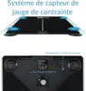 Pèse personne balance digitale noir 180kg 4 capteurs écran Voir les images du produit 5