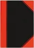 Idena Kladde kariert 96 Blatt 70g/m² schwarz/rot DIN A5 Produktbild-Vorschau 1