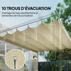 Sweiko Ersatzdach für 4 x 3 m Pergola, einziehbar, mit Produktbild-Vorschau 8