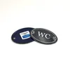 Emaille Türschild WC oval 7x10 cm Schild Emailschild Produktbild-Vorschau 5