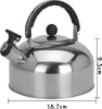 LS-LebenStil Edelstahl Flötenkessel 2,0L Camping Produktbild-Vorschau 2