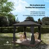 Blumfeldt Mondo Dual Tonnelle 3x3 - Double Toit & Voir les images du produit 2