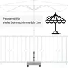 Doppler Balkon Schirmständer Granit 25 kg mit Rollen 32 x Produktbild-Vorschau 6