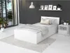 Bett KALYPSO M 90x200 Weiß modern Einzelbett Schlafzimmer Produktbild-Vorschau 2