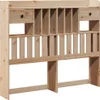 Massivholzbett mit Regal ohne Matratze 135x190 cm Kiefer Produktbild-Vorschau 7