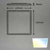 LED Panel Dimmbar Fernbedienung Ultraflach CCT 22 W weiß Produktbild-Vorschau 9