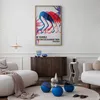 Posterpapier Poster - Colorful Repetition - three flamingo Produktbild-Vorschau 2