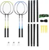 Nrz014 Set Acciaio / Badminton 4 Racquette + 3 Palline + Anteprima dell’immagine prodotto 7
