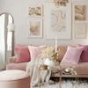 Kissenbezug rosa 45x45 4er Set Kordsamt Kissenbezüge Produktbild-Vorschau 4
