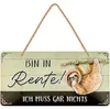 Retro Blechschild 16x32cm Ruhestand Geschenk Männer Deko Produktbild-Vorschau 7