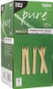 Pommes-Frites-Gabeln, Holz "pure" 8,5 cm Produktbild-Vorschau 3
