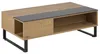 Table basse « Azalea » en noir, MDF, acier - 110 x 35 x 60 Voir les images du produit 1