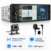 Junsun 6,28" 1DIN Autoradio Wireless CarPlay Android Auto Produktbild-Vorschau 1
