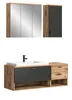 Badmöbel Set "Oderzo" 4-tlg. Komplett-Set mit Waschbecken, Produktbild-Vorschau 6