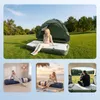 SoBuy Sonnenliege Aufblasbar mit Kissen Wasserdichtes Produktbild-Vorschau 9
