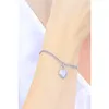 Damen Silber Guess Zirkonia Herz Armband Produktbild-Vorschau 4