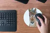 MuchoWow® Mauspad Mousepad Junges Fjordpferd mit Schnee Produktbild-Vorschau 4