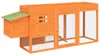 vidaXL Kurník hnedý 204x50x84 cm Borovicový masív Náhľad obrázku produktu 1