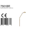 Mexlite - lampa stojaca - Biron - bronz - sklo kov - Náhľad obrázku produktu 9