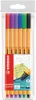 Fineliner - STABILO point 88 - 6er Pack - mit 6 Produktbild-Vorschau 1