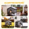 PawHut kattenhuis, inklapbaar, met kussen, verhoogde Productafbeelding-voorbeeld 5