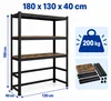 Półka na pralkę Relaxdays, wymiary: 180 x 130 x 40 cm, 3 Podgląd zdjęcia produktu 4