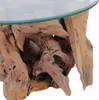 vidaXL Table basse en bois massif teck bois flotté 60 cm Voir les images du produit 6