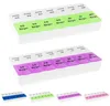 2x WELLGRO® Tablettenbox für 7 Tage - je 2 Fächer pro Tag, Produktbild-Vorschau 2
