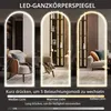Standspiegel Ganzkörperspiegel mit Beleuchtung, Produktbild-Vorschau 5