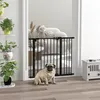 Bezpečnostní branka PawHut pro psy, zábrana, 74-94 cm, Náhled obrázku produktu 2
