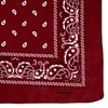 Bandana Tuch Paisley Muster 02 bordeaux weiß quadratisches Produktbild-Vorschau 4