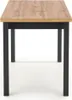 Halmar Tisch schwarz braun Möbelplatte 68cm x 120cm x 77cm Produktbild-Vorschau 6