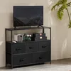 Kommode TV-Schrank mit 5 Schubladen Sideboard Lowboard TV Produktbild-Vorschau 4