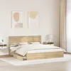 vidaXL Aufbewahrungsbett Sonoma-Eiche 180 x 200 cm Produktbild-Vorschau 3