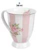 Clayre & Eef kopje, 300 ml, Rosa Violett, porselein, met Productafbeelding-voorbeeld 2