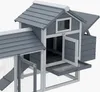 PawHut Petit poulailler cottage cage à poules sur pied dim. Voir les images du produit 5