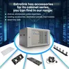 Extralink Szafa Rackmount 6U 600x450 Grey Naścienna - Półka Podgląd zdjęcia produktu 8