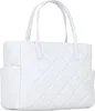 Elegante graue Damenhandtasche mit recyceltem Material und Produktbild-Vorschau 5