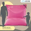 LazyBag sedací vak XXL 400 L se zipem - obří sedací vak do Náhled obrázku produktu 6